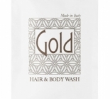 Cosmetics Gold Hair & Body wash 10ml sachet(tasak) vegán-barát 600db/karton